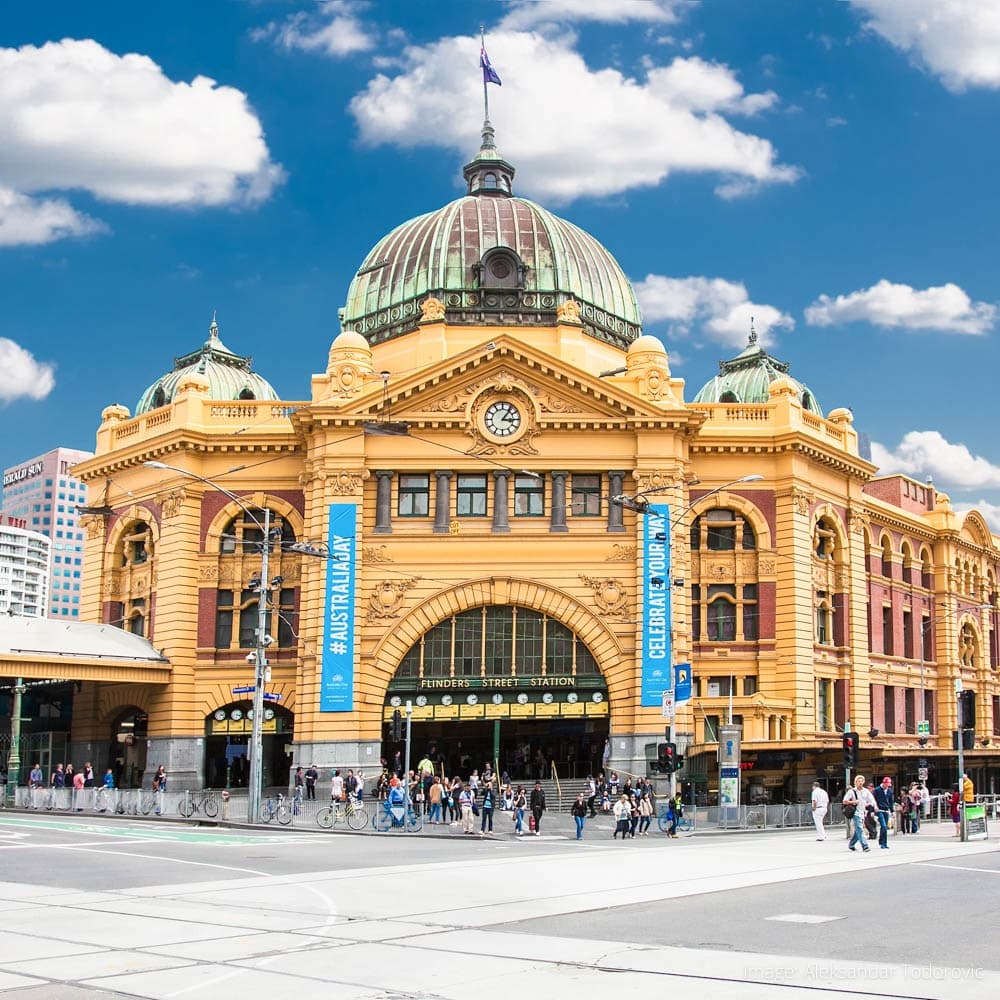 Flinders Street Station — Melbourne, Victoria, Australia, Oceania