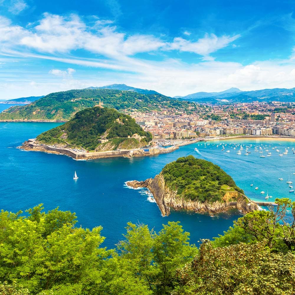 Santa Clara Island — San Sebastian, Spain, Western Europe