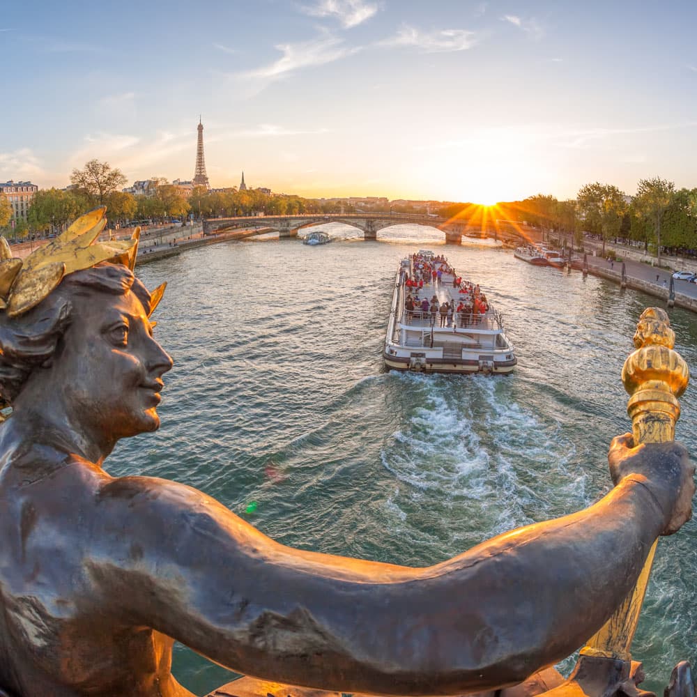 Seine River — Paris, France, Western Europe