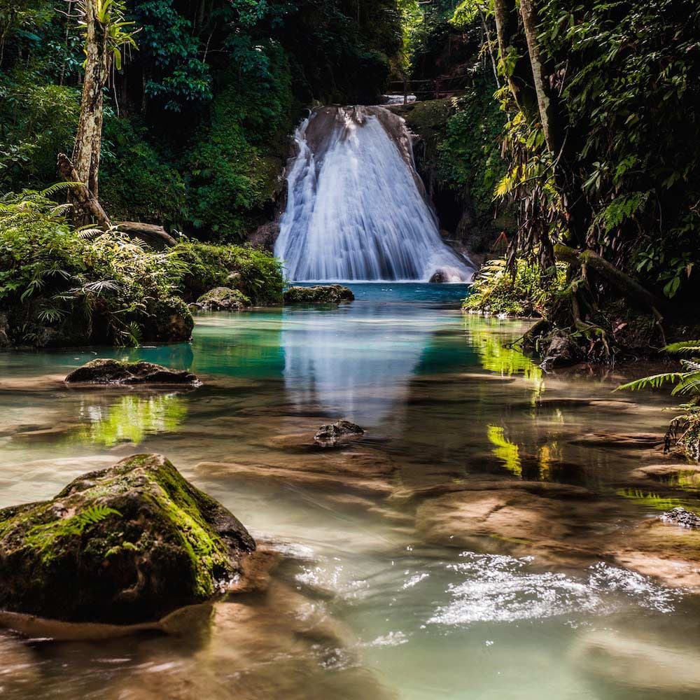 Blue Hole Falls — Jamaica, Caribbean