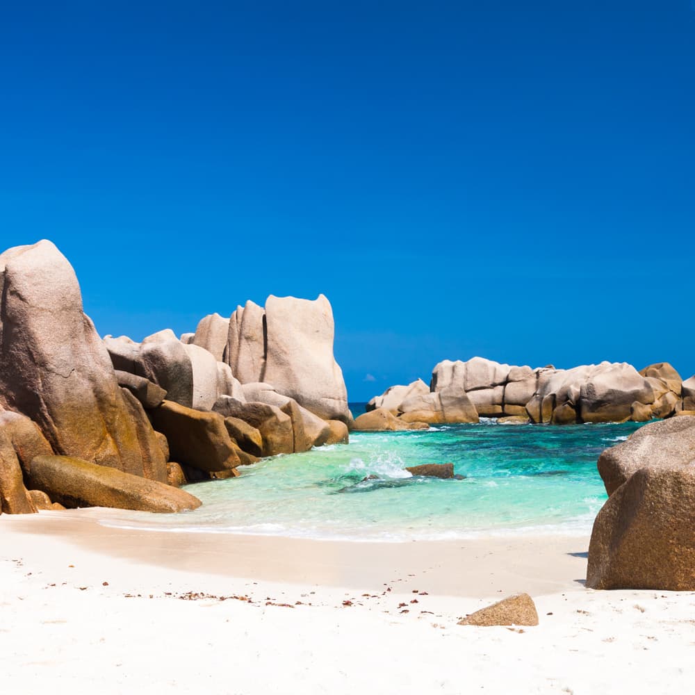 Spiagge di Anse Marron — La Digue, Seychelles, Africa