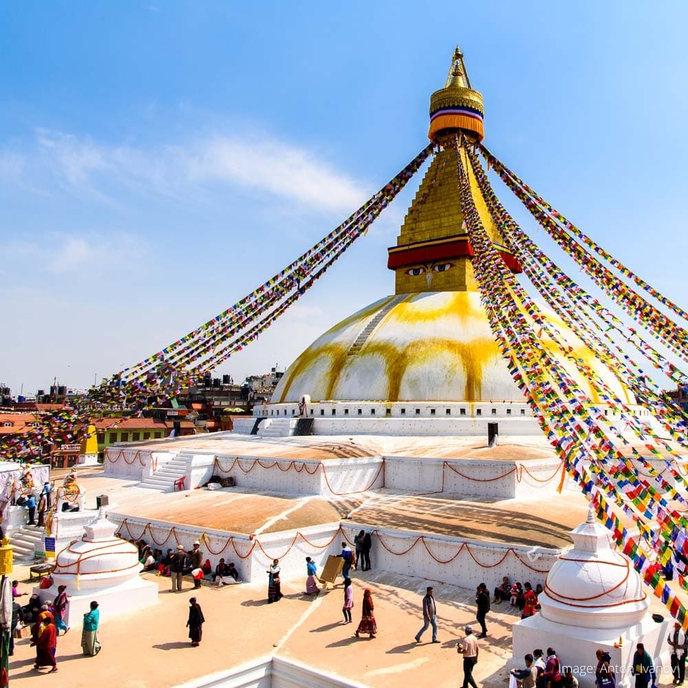 Boudhanath Stupa — Kathmandu, Nepal, Asia