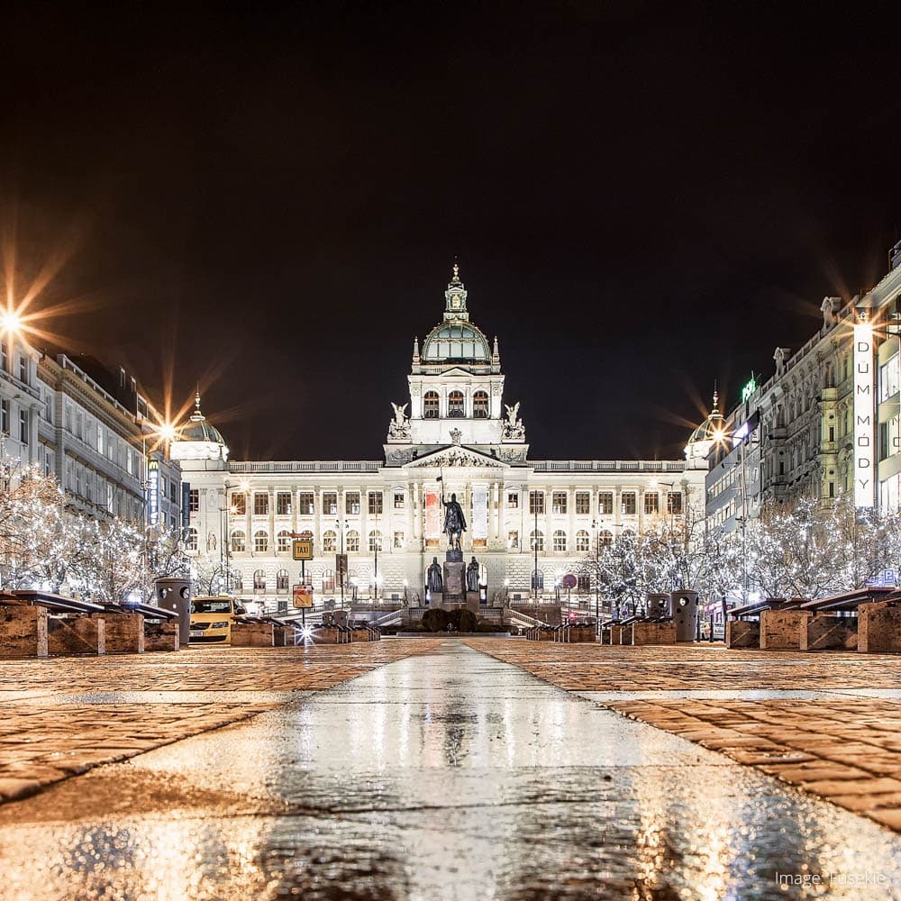 Wenceslas Square — Prague, Czechia, Eastern Europe