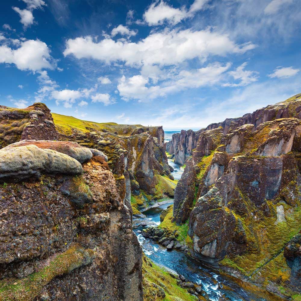 Fjadrargljufur Canyon — Iceland, Western Europe